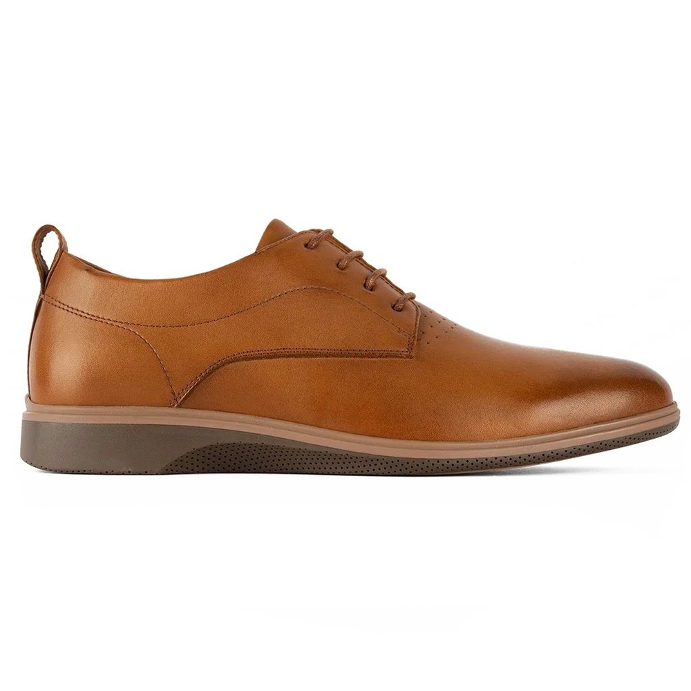 Amberjack The Original Honey Leather Derby Hybrid Dress Shoes Mens 9 NEW